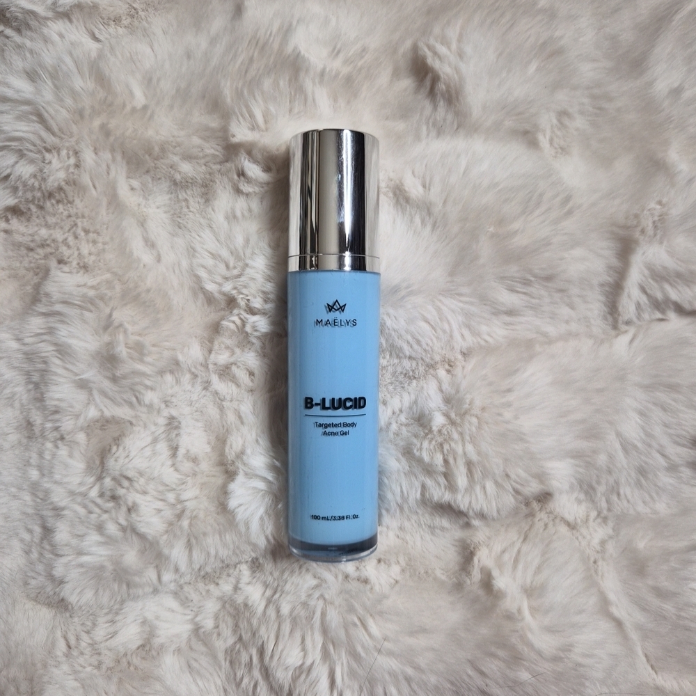 Maelys B Lucid Body Acne Gel Targeted Treatment 100 mL 3.38 fl oz New NWOB ✨️💫